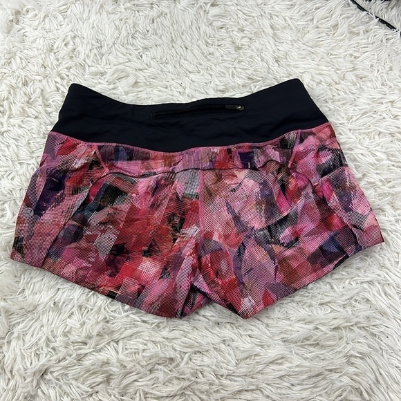 Lululemon Run Times Short II *4" Sun Dazed Multi Pink / Super Dark - Picture 4 of 5